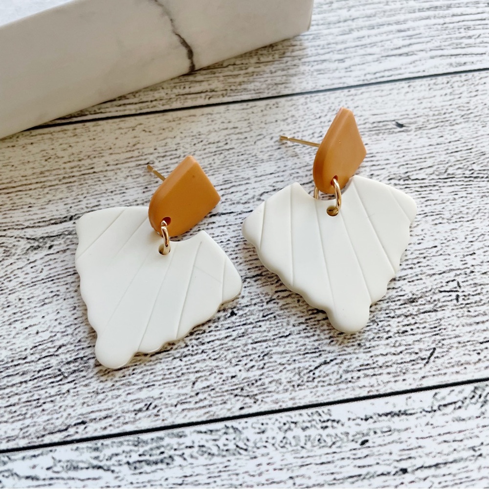 Art Deco Style Polymer Clay Earrings